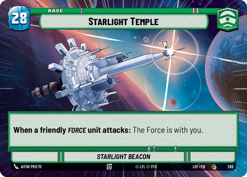 Image for Starlight Temple // Experience (Hyperspace) (288 // T01) (Legends of the Force) - Star Wars: Unlimited