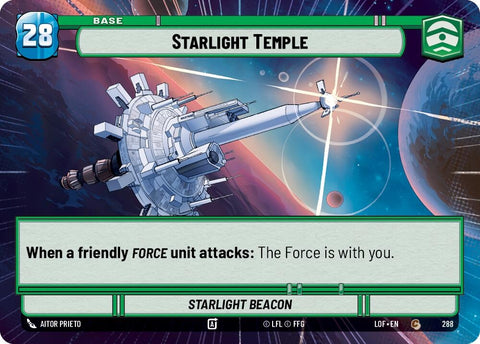 Image for Starlight Temple // Force (Hyperspace) (288 // T04) (Legends of the Force) - Star Wars: Unlimited