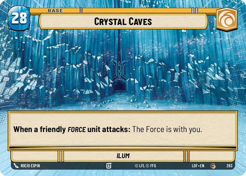 Image for Crystal Caves // Experience (Hyperspace) (293 // T01) (Legends of the Force) - Star Wars: Unlimited