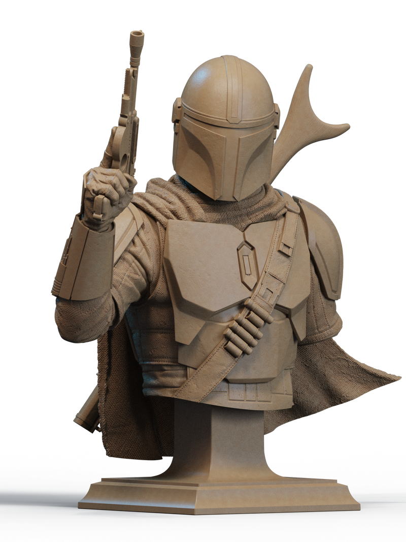 The Mandalorian Resin Bust - view 1