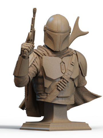 The Mandalorian Resin Bust - view 1