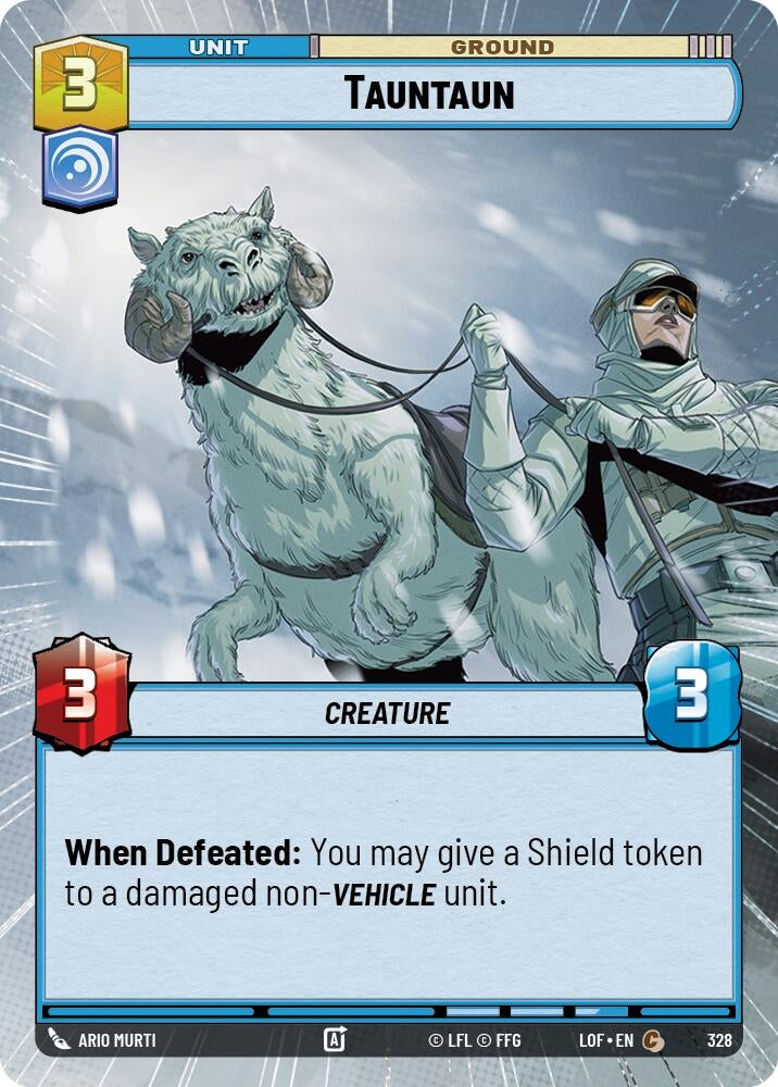 Image for Tauntaun (Hyperspace) (328) (Legends of the Force) - Star Wars: Unlimited