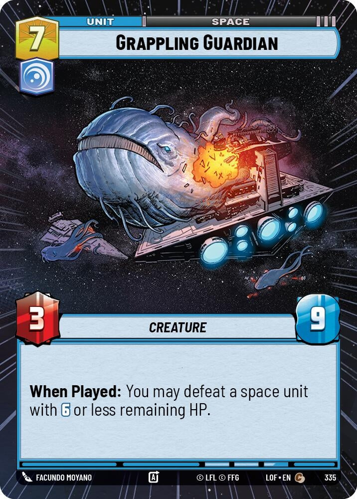 Image for Grappling Guardian (Hyperspace) (335) (Legends of the Force) - Star Wars: Unlimited