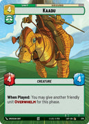 Image for Kaadu (Hyperspace) (378) (Legends of the Force) - Star Wars: Unlimited