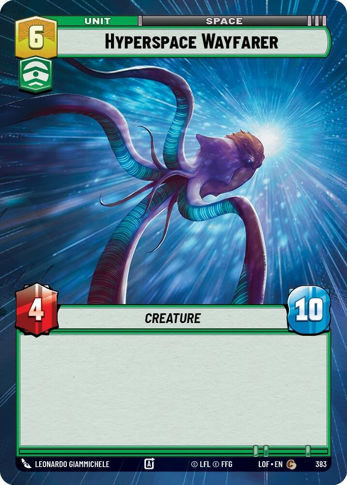 Image for Hyperspace Wayfarer (Hyperspace) (383) (Legends of the Force) - Star Wars: Unlimited