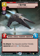 Image for Scythe - Intimidating Silhouette (Hyperspace) (399) (Legends of the Force) - Star Wars: Unlimited