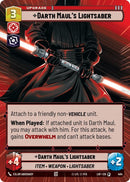 Image for Darth Maul's Lightsaber (Hyperspace) (404) (Legends of the Force) - Star Wars: Unlimited