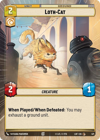 Image for Loth-Cat (Hyperspace) (471) (Legends of the Force) - Star Wars: Unlimited