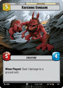 Image for Ravening Gundark (Hyperspace) (523) (Legends of the Force) - Star Wars: Unlimited