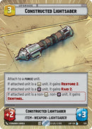 Image for Constructed Lightsaber (Hyperspace) (525) (Legends of the Force) - Star Wars: Unlimited
