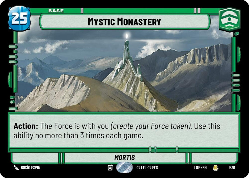 Image for Mystic Monastery (Foil) (530) (Legends of the Force) - Star Wars: Unlimited