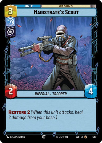 Image for Magistrate's Scout (Foil) (534) (Legends of the Force) - Star Wars: Unlimited