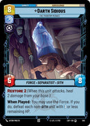 Image for Darth Sidious - The Phantom Menace (Foil) (541) (Legends of the Force) - Star Wars: Unlimited