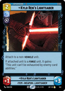 Image for Kylo Ren's Lightsaber (Foil) (542) (Legends of the Force) - Star Wars: Unlimited