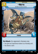 Image for Watto - No Money, No Parts, No Deal (Foil) (567) (Legends of the Force) - Star Wars: Unlimited
