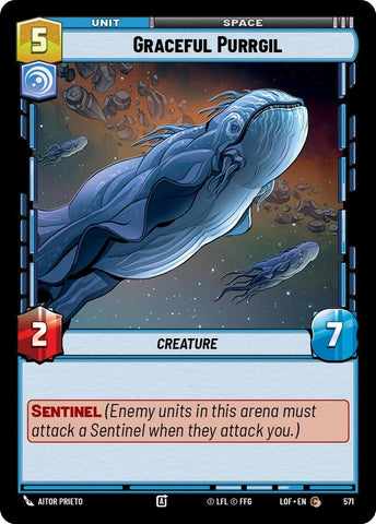 Image for Graceful Purrgil (Foil) (571) (Legends of the Force) - Star Wars: Unlimited