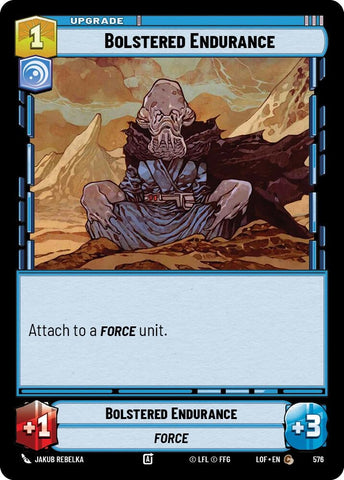 Image for Bolstered Endurance (Foil) (576) (Legends of the Force) - Star Wars: Unlimited
