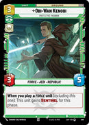 Image for Obi-Wan Kenobi - Protective Padawan (Foil) (598) (Legends of the Force) - Star Wars: Unlimited