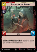 Image for Acolyte of the Beyond (Foil) (631) (Legends of the Force) - Star Wars: Unlimited