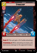 Image for Strikeship (Foil) (633) (Legends of the Force) - Star Wars: Unlimited