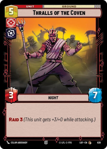 Image for Thralls of the Coven (Foil) (638) (Legends of the Force) - Star Wars: Unlimited