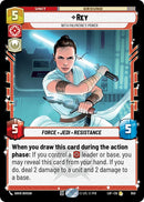 Image for Rey - With Palpatine's Power (Foil) (650) (Legends of the Force) - Star Wars: Unlimited