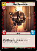 Image for DRK-1 Probe Droid (Foil) (657) (Legends of the Force) - Star Wars: Unlimited