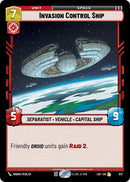 Image for Invasion Control Ship (Foil) (671) (Legends of the Force) - Star Wars: Unlimited