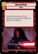 Image for Unleash Rage (Foil) (675) (Legends of the Force) - Star Wars: Unlimited