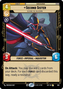 Image for Second Sister - Seeking the Holocron (Foil) (686) (Legends of the Force) - Star Wars: Unlimited