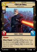 Image for Baylan Skoll - Enigmatic Master (Foil) (687) (Legends of the Force) - Star Wars: Unlimited