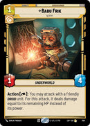 Image for Babu Frik - Heyyy! (Foil) (708) (Legends of the Force) - Star Wars: Unlimited