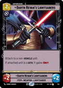 Image for Darth Revan's Lightsabers (Foil) (740) (Legends of the Force) - Star Wars: Unlimited