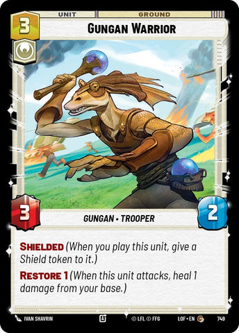 Image for Gungan Warrior (Foil) (749) (Legends of the Force) - Star Wars: Unlimited