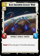 Image for Blue Squadron Assault Wing (Foil) (753) (Legends of the Force) - Star Wars: Unlimited