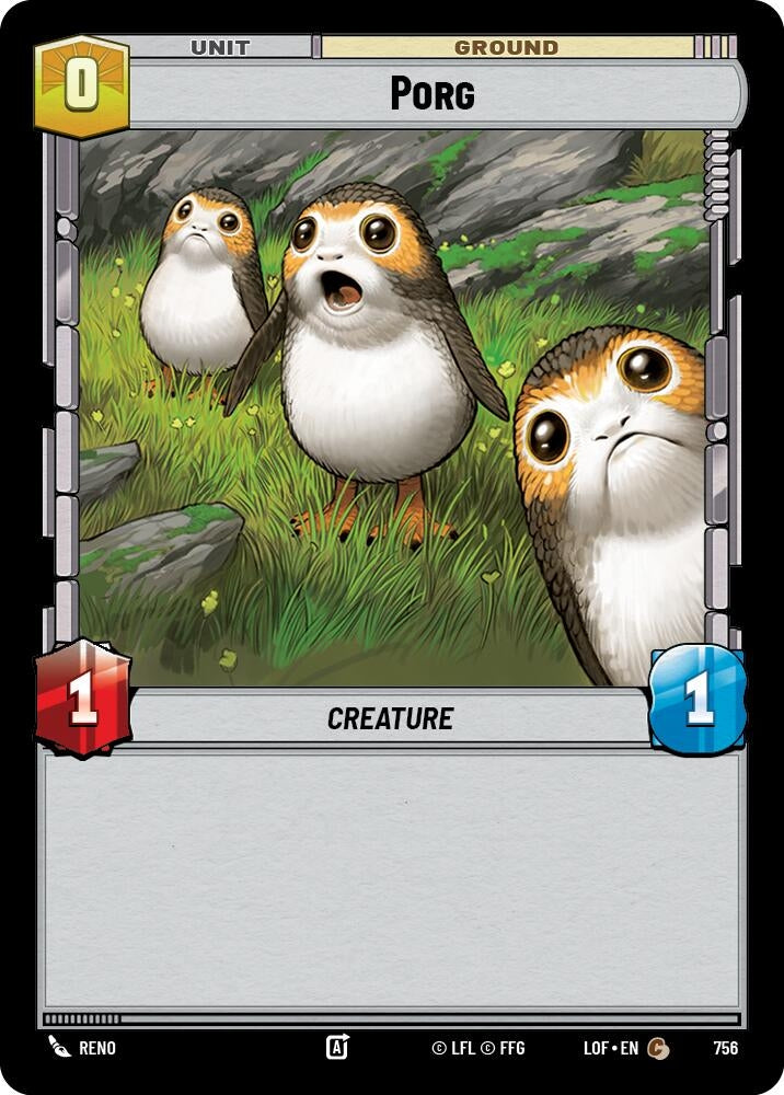 Image for Porg (Foil) (756) (Legends of the Force) - Star Wars: Unlimited