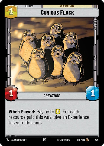 Image for Curious Flock (Foil) (757) (Legends of the Force) - Star Wars: Unlimited