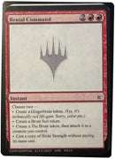 Image for Brutal Command (Un-Known Event Playtest Cards) - Magic: The Gathering