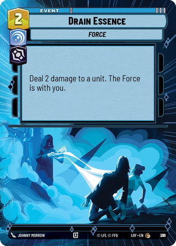 Image for Drain Essence (Hyperspace Foil) (781) (Legends of the Force) - Star Wars: Unlimited