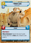Image for Owen Lars - Devoted Uncle (Hyperspace Foil) (797) (Legends of the Force) - Star Wars: Unlimited