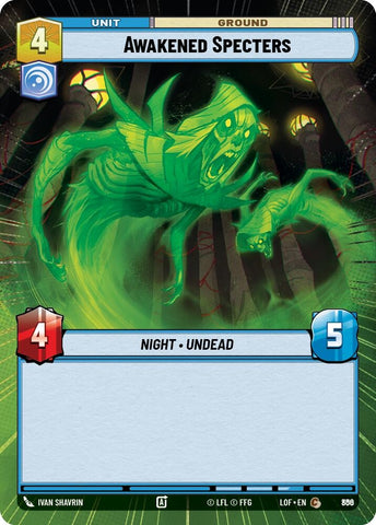 Image for Awakened Specters (Hyperspace Foil) (806) (Legends of the Force) - Star Wars: Unlimited