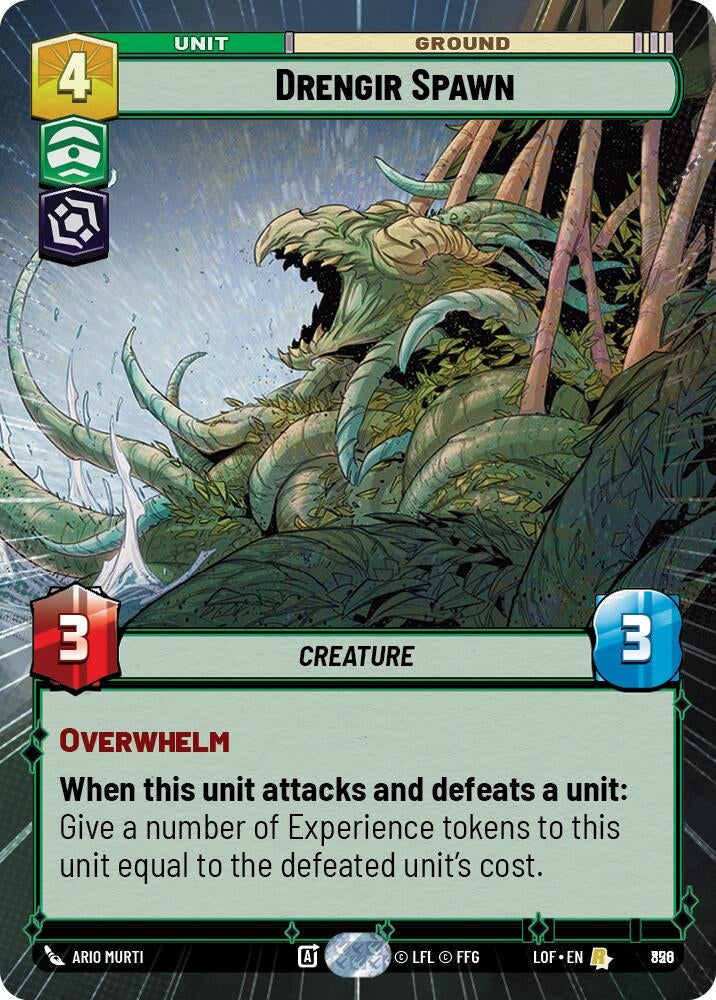 Image for Drengir Spawn (Hyperspace Foil) (826) (Legends of the Force) - Star Wars: Unlimited