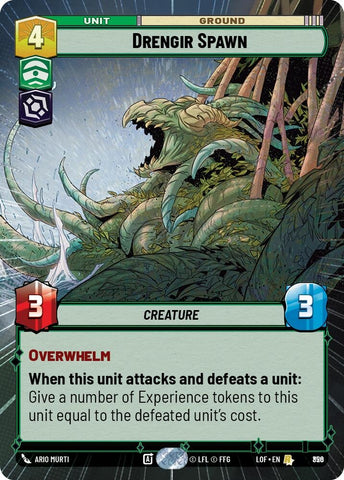 Image for Drengir Spawn (Hyperspace Foil) (826) (Legends of the Force) - Star Wars: Unlimited
