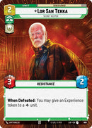 Image for Lor San Tekka - Secret Keeper (Hyperspace Foil) (835) (Legends of the Force) - Star Wars: Unlimited