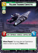 Image for Paladin Training Corvette (Hyperspace Foil) (839) (Legends of the Force) - Star Wars: Unlimited