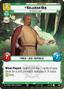 Image for Kelleran Beq - The Sabered Hand (Hyperspace Foil) (840) (Legends of the Force) - Star Wars: Unlimited