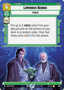 Image for Luminous Beings (Hyperspace Foil) (844) (Legends of the Force) - Star Wars: Unlimited