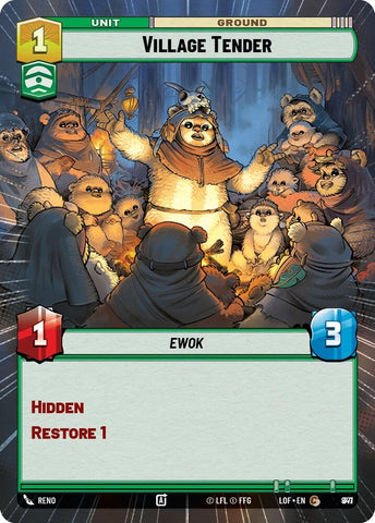 Image for Village Tender (Hyperspace Foil) (847) (Legends of the Force) - Star Wars: Unlimited