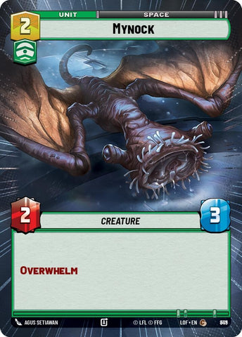 Image for Mynock (Hyperspace Foil) (849) (Legends of the Force) - Star Wars: Unlimited