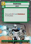 Image for Overpower (Hyperspace Foil) (866) (Legends of the Force) - Star Wars: Unlimited